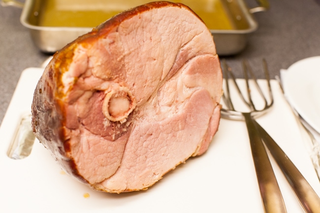 Orange Glazed Ham from thelittlekitchen.net