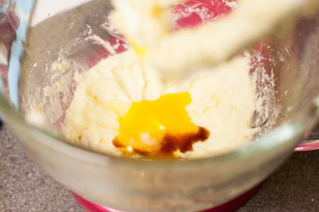 Yellow Heart-Shaped Rainbow Funfetti Cookies from thelittlekitchen.net