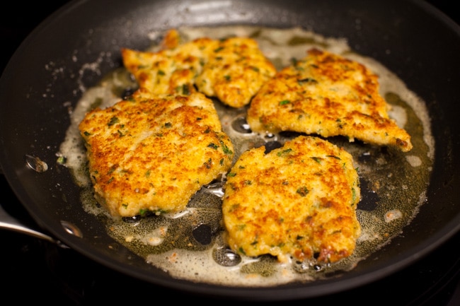 Chicken Parmesan with Zucchini Noodles from thelittlekitchen.net