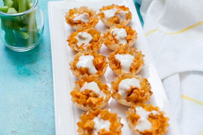 Buffalo Chicken Bites from thelittlekitchen.net