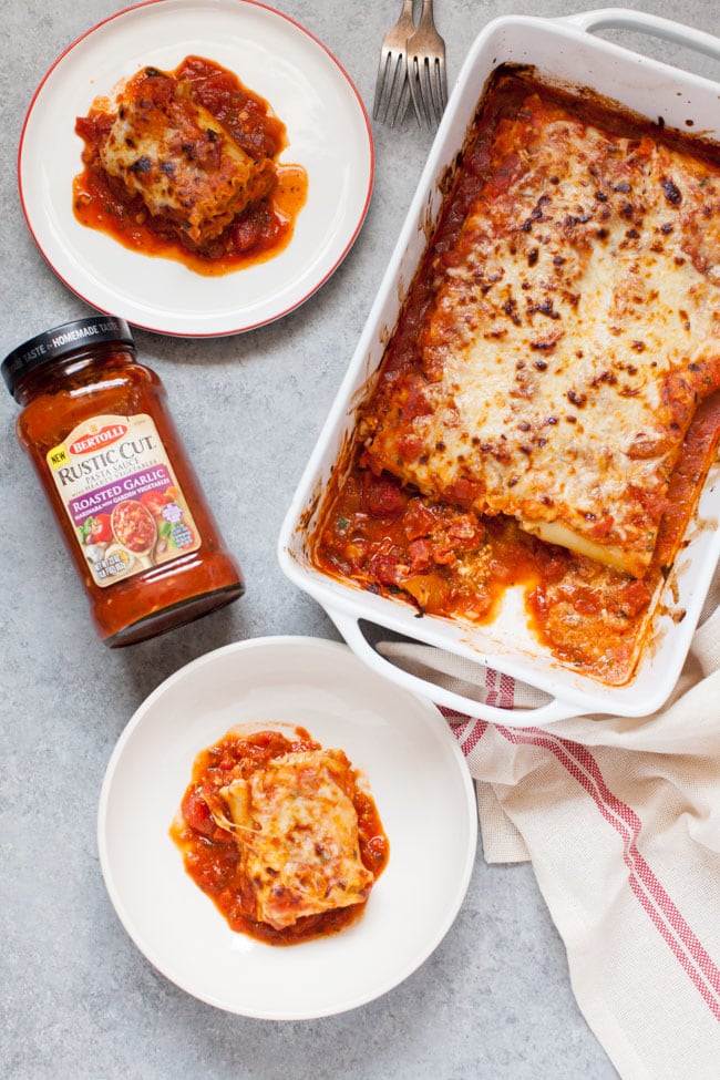 Lasagna Roll Ups from thelittlekitchen.net