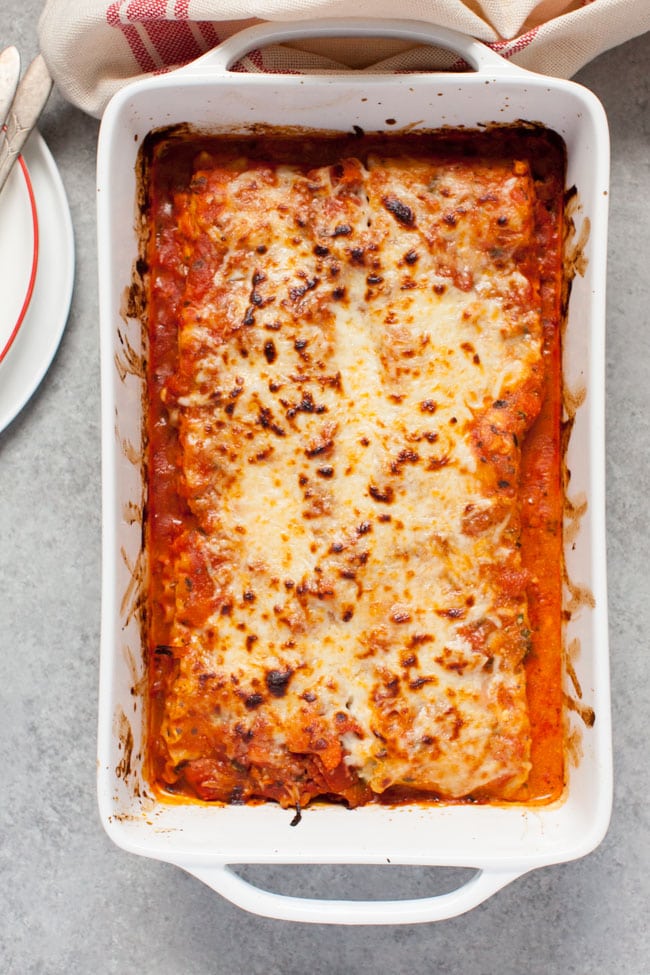 Lasagna Roll Ups from thelittlekitchen.net