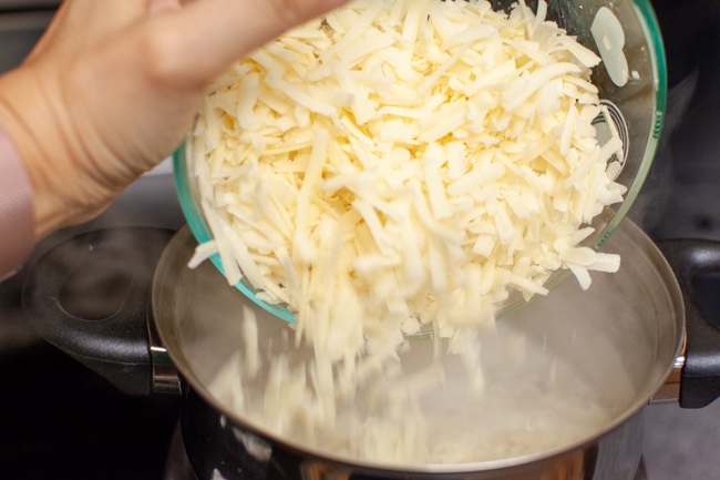 Beer Cheese Fondue from thelittlekitchen.net