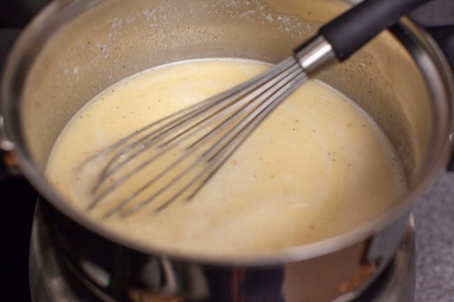 Beer Cheese Fondue from thelittlekitchen.net