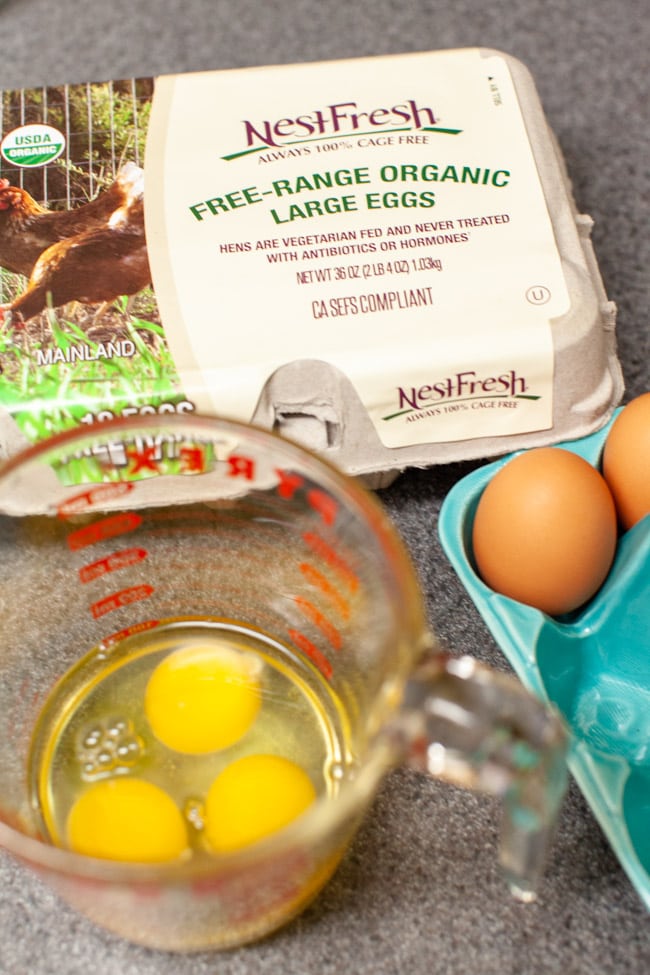Five Ingredient Breakfast Egg Cups from thelittlekitchen.net