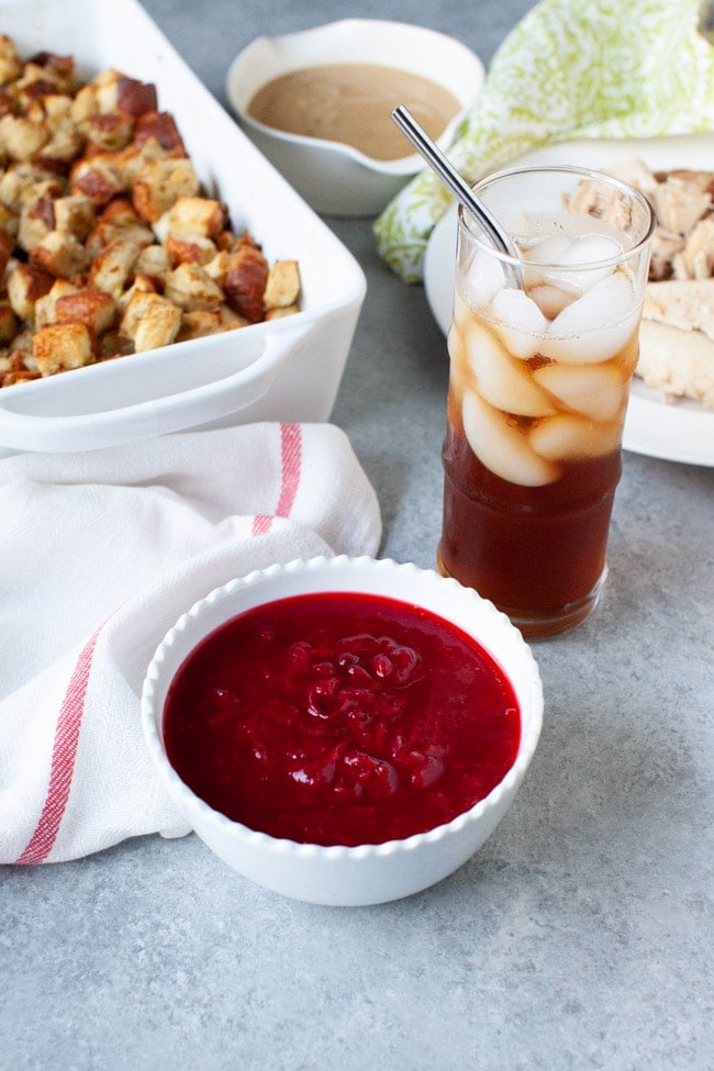 Cranberry Orange Sauce from thelittlekitchen.net