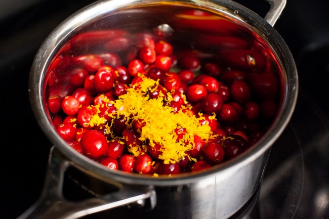 Cranberry Orange Sauce from thelittlekitchen.net