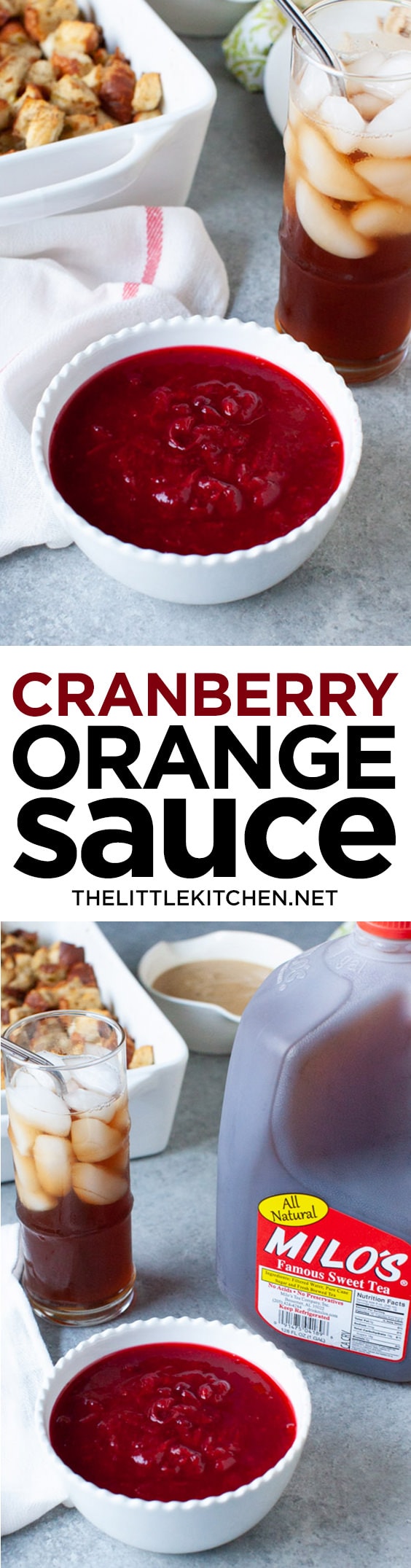 Cranberry Orange Sauce from thelittlekitchen.net