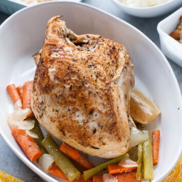 Crockpot Whole Chicken - The Little Kitchen