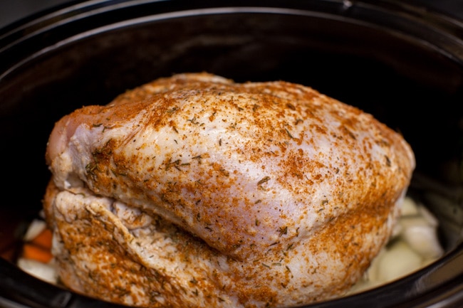 Slow Cooker Turkey Breast from thelittlekitchen.net