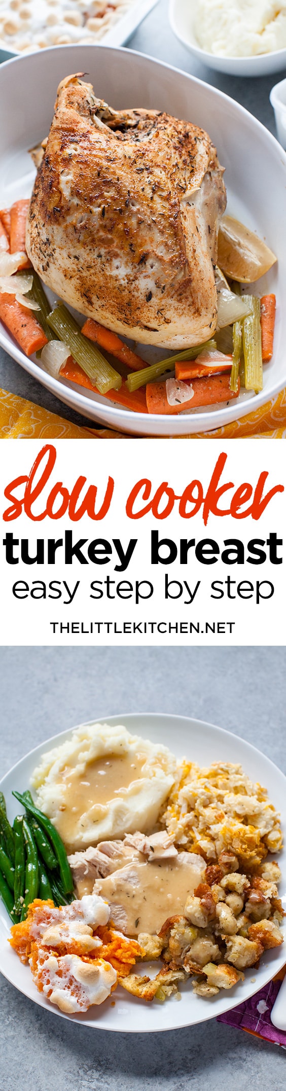 Slow Cooker Turkey Breast from thelittlekitchen.net