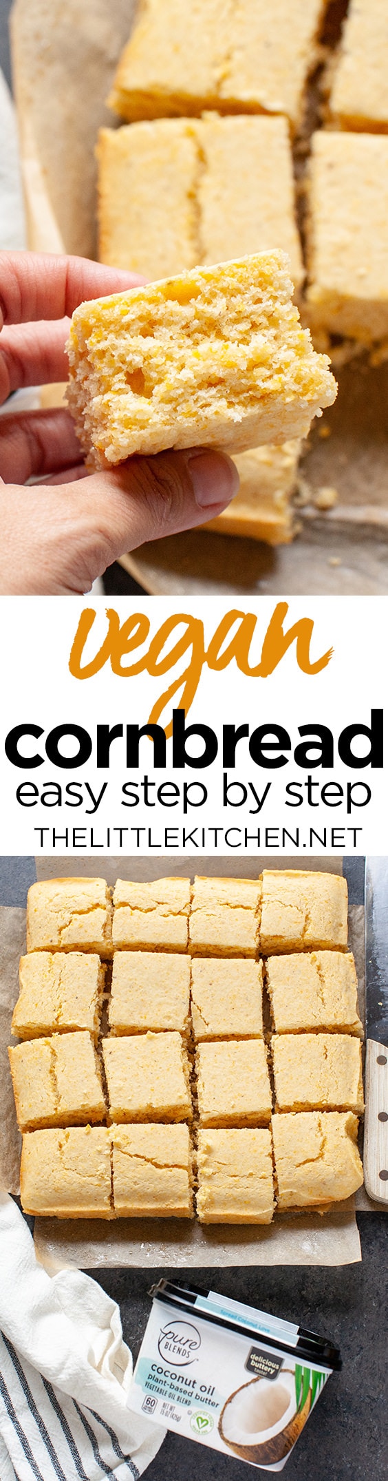 Vegan Cornbread from thelittlekitchen.net