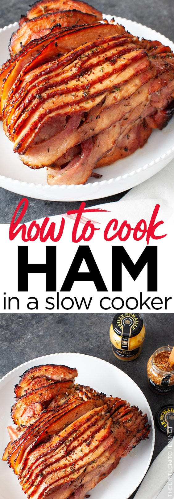 Slow Cooker Ham from thelittlekitchen.net