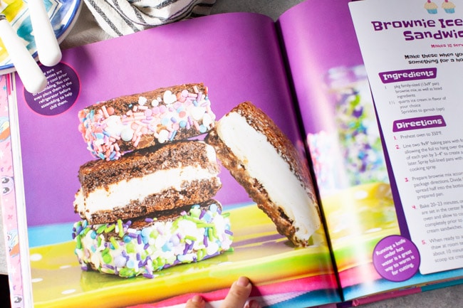 Cookie sandwich recipe out of My Little Pony Baking Book