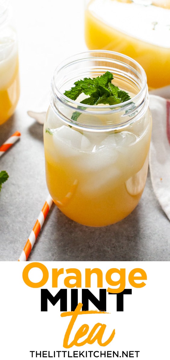 Orange Mint Tea from thelittlekitchen.net