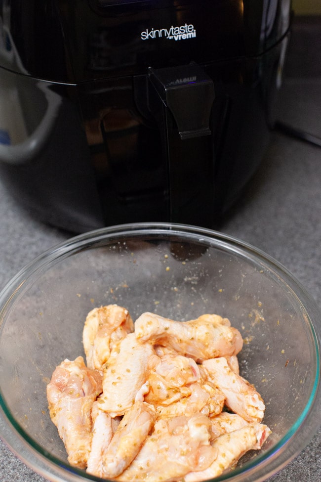 Air Fryer Buffalo Wings from thelittlekitchen.net