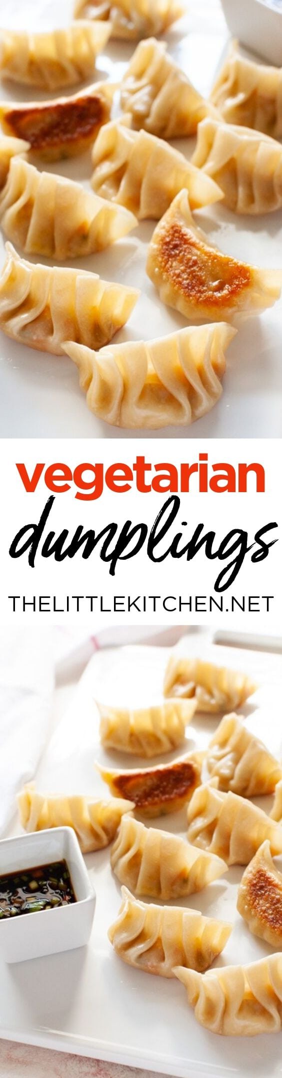 Vegetarian Dumplings from thelittlekitchen.net