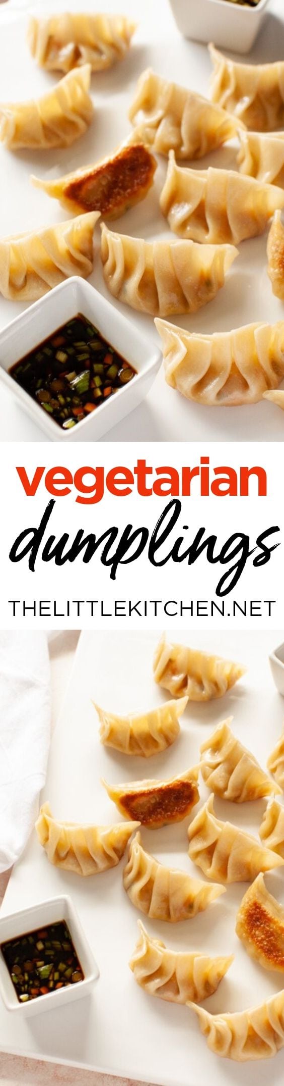 Vegetarian Dumplings from thelittlekitchen.net