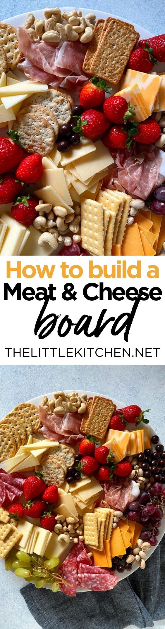 How to Build a Meat and Cheese Board from thelittlekitchen.net