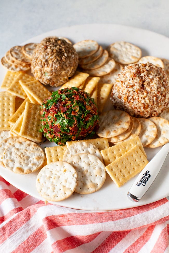 Cheese Ball Recipe from thelittlekitchen.net