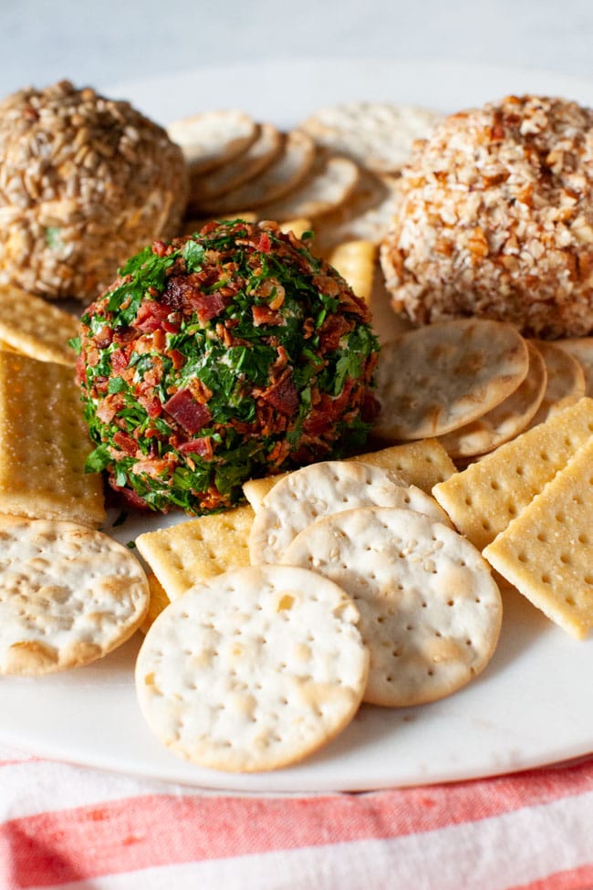 Cheese Ball Recipe from thelittlekitchen.net