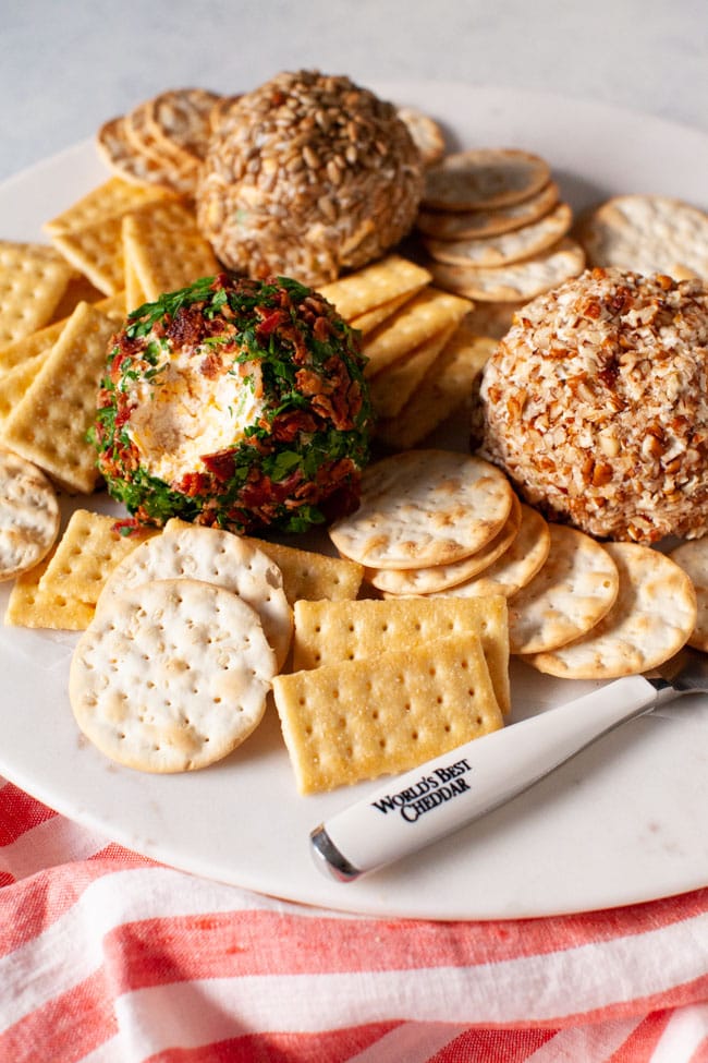 Cheese Ball Recipe from thelittlekitchen.net