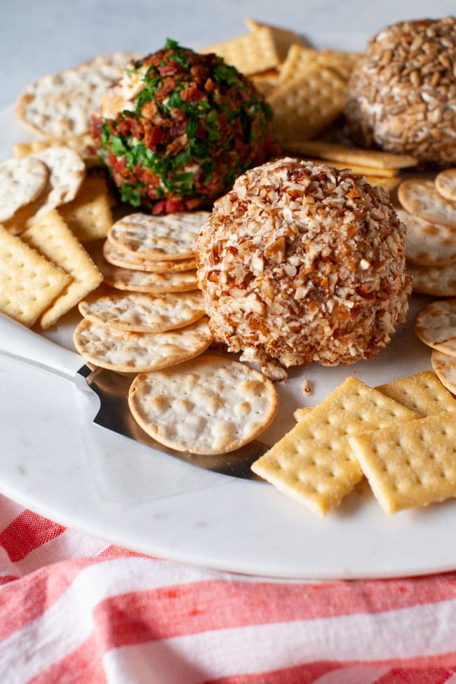 Cheese Ball Recipe from thelittlekitchen.net