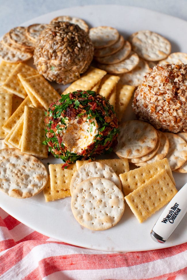 Cheese Ball Recipe from thelittlekitchen.net