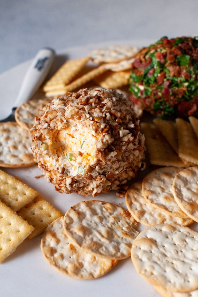 Cheese Ball Recipe from thelittlekitchen.net