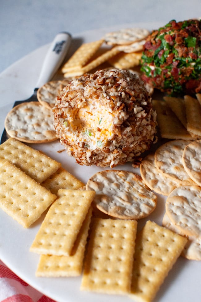 Cheese Ball Recipe from thelittlekitchen.net