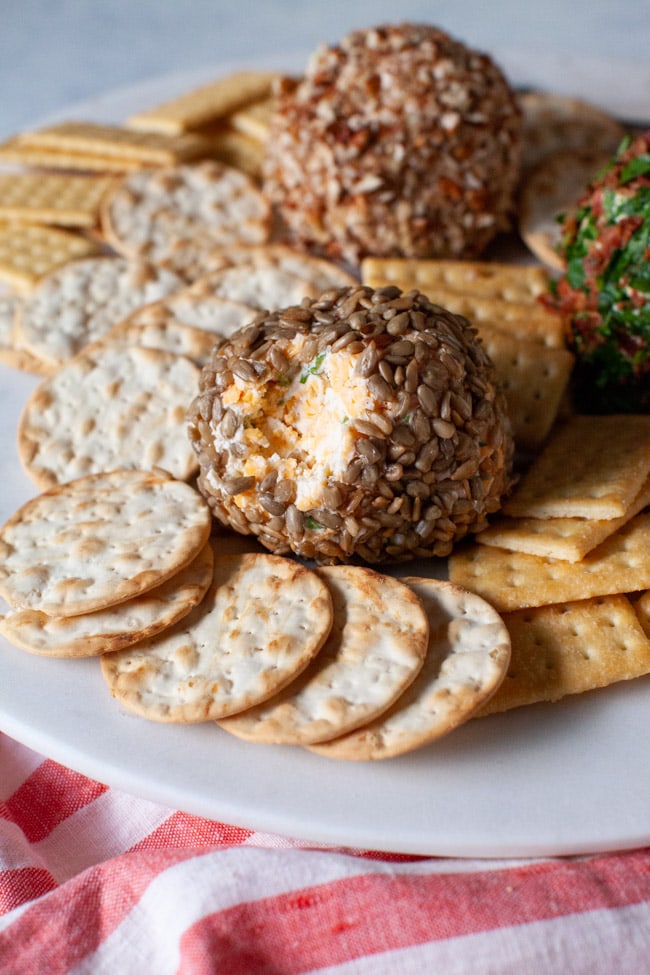 Cheese Ball Recipe from thelittlekitchen.net