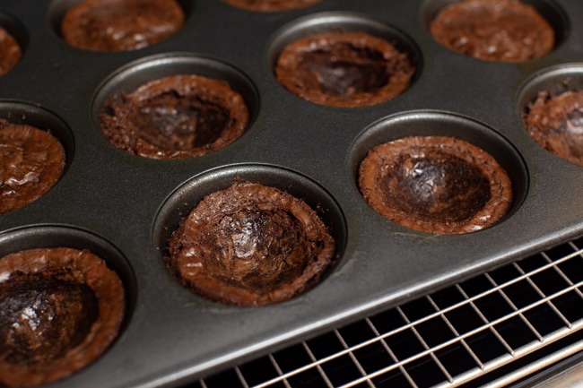 How to Make Brownie Cups from thelittlekitchen.net