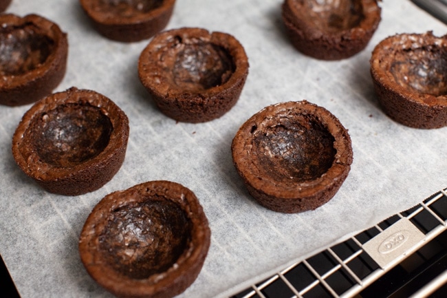 How to Make Brownie Cups from thelittlekitchen.net