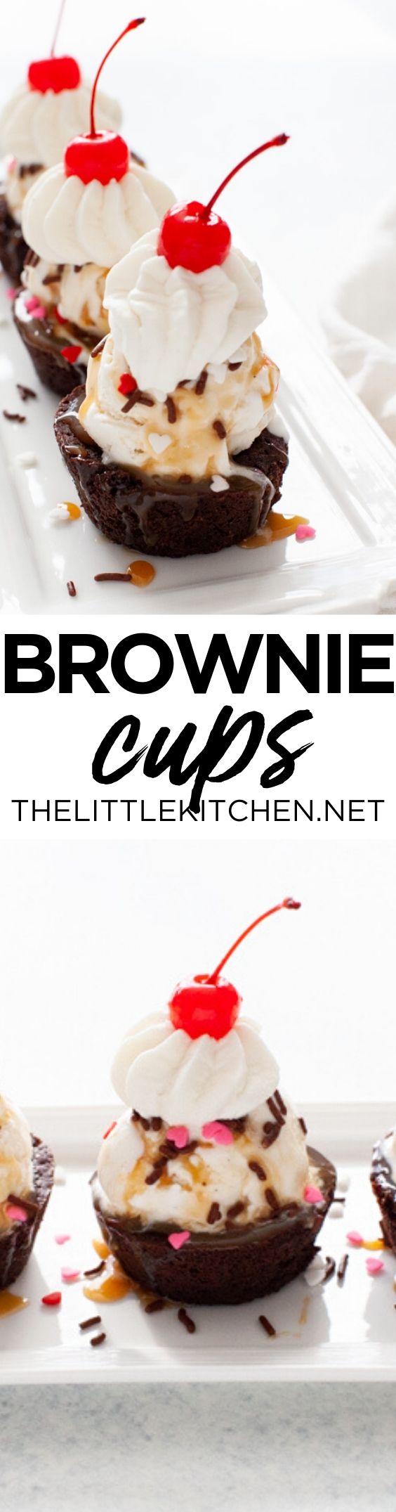 Brownie Cups from thelittlekitchen.net