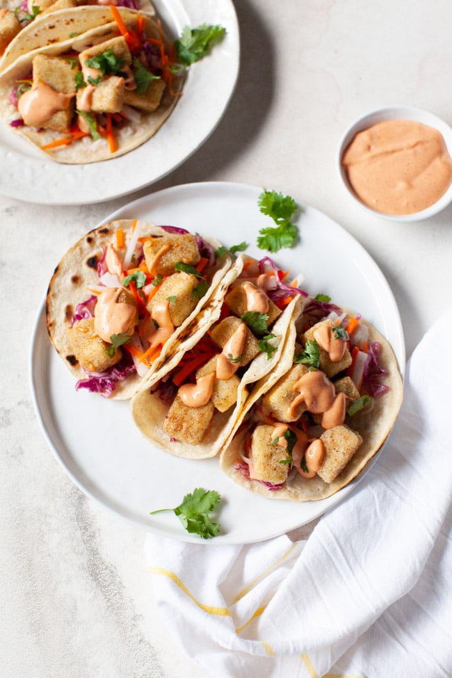 Tofu Tacos Recipe from The Little Kitchen